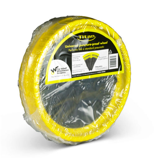 Picture of Walsall Titan Yellow Puncture Proof Wheel
