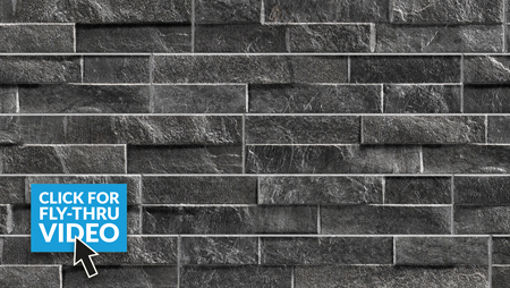 Picture of Pavestone Porcelain Rock Stack Cladding Black