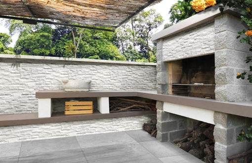 Picture of Pavestone Porcelain Rock Stack Cladding White