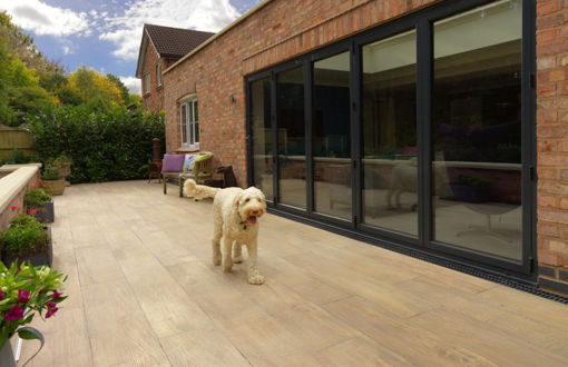 Picture of Pavestone Porcelain Paving Tile Deckwood Buff