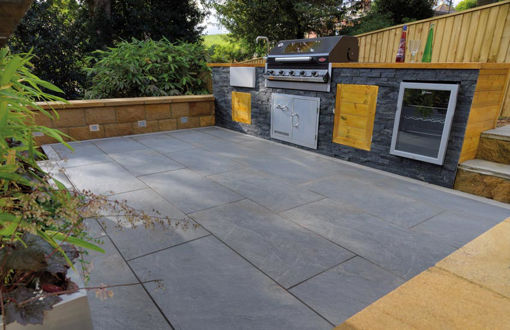 Picture of Pavestone Porcelain Paving Tile Dolomite Dark