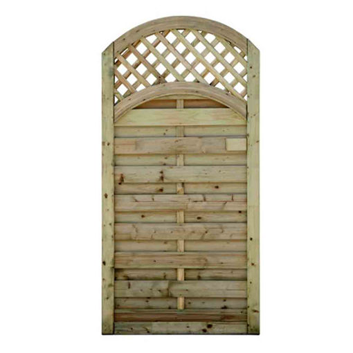 Picture of Sussex Arch Top Gate Treated Green 0.9m x 1.8m