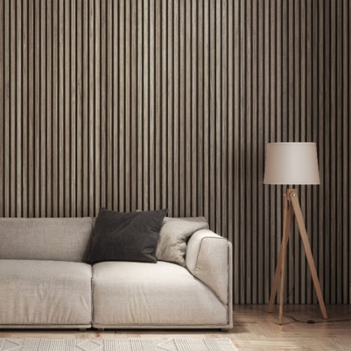 Picture of Cheshire Walnut Acoustic Slat Wall Panel